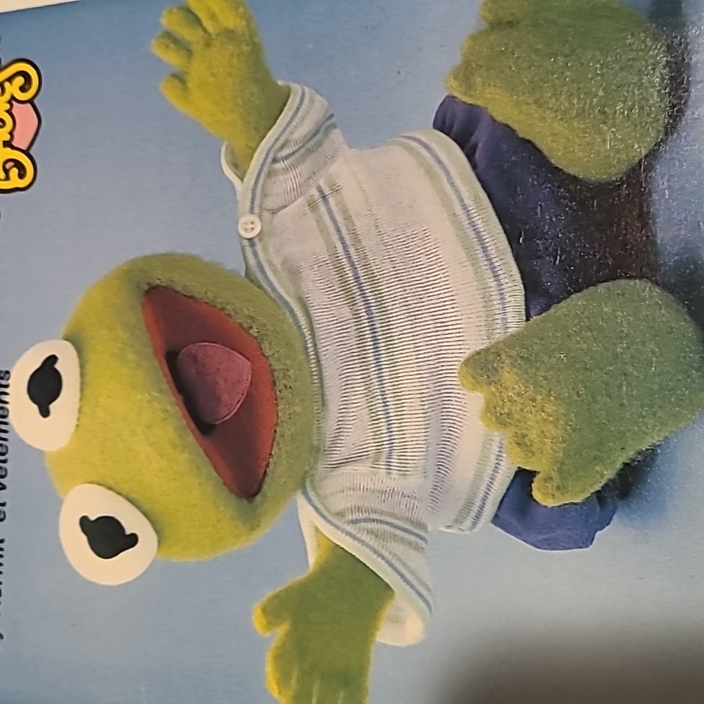 Muppet Babies Vogue Sewing Patterns 6, Uncut Kermit Miss Piggy Fozzie Jim Henson - Picture 4 of 12